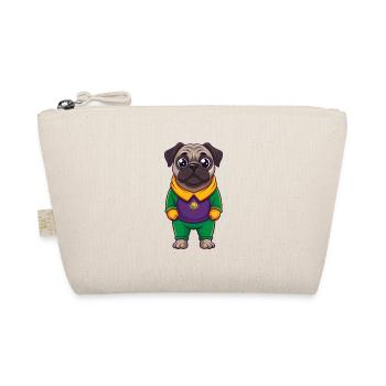 Carlin Chien Drôle Kawaii Dessin animé Personnage Clipart - Trousse biologique - nature - Devant