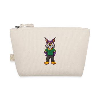 Lynx Funny Kawaii Cartoon Character Clipart - Organic Pouch - nature - Front