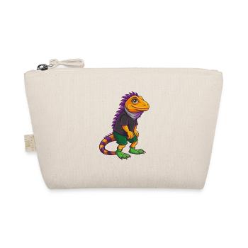 Leguan Lustige Kawaii Cartoon Figur Clipart - Bio-Täschchen - Natur - Vorne
