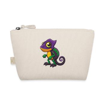 Caméléon Drôle Kawaii Dessin animé Personnage Clipart - Trousse biologique - nature - Devant