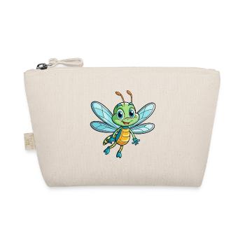 Libelle Niedliche Zeichentrickfigur Kawaii Clipart - Bio-Täschchen - Natur - Vorne