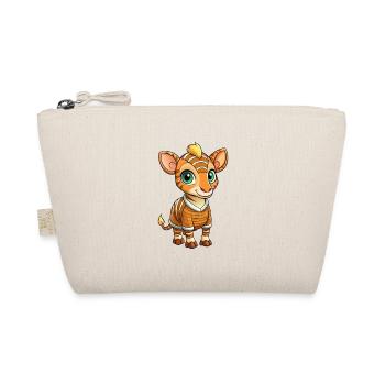 Okapi Cute Cartoon Character Kawaii Clipart - Organic Pouch - nature - Front