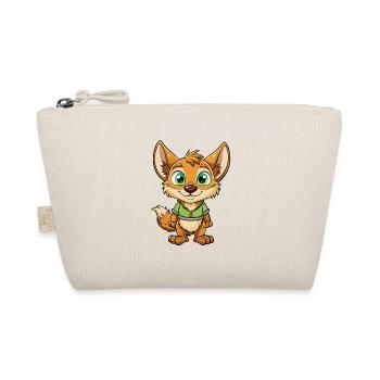 Jackal Cute Cartoon Character Kawaii Clipart - Organic Pouch - nature - Front