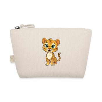 léopard mignon personnage de dessin animé kawaii clipart - Trousse biologique - nature - Devant