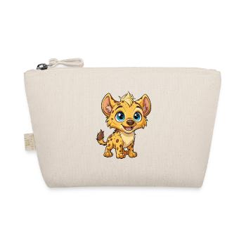 Hyena Cute Cartoon Character Kawaii Clipart - Organic Pouch - nature - Front