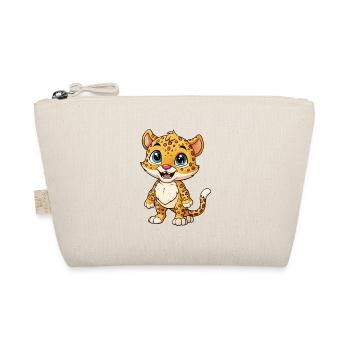 Jaguar Niedliche Zeichentrickfigur Kawaii Clipart - Bio-Täschchen - Natur - Vorne