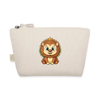 Hedgehog Cute Cartoon Character Kawaii Clipart - Organic Pouch - nature - Front