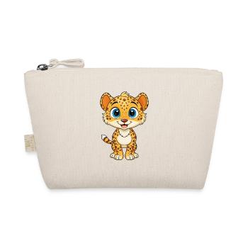 Gepard Niedliche Zeichentrickfigur Kawaii Clipart - Bio-Täschchen - Natur - Vorne