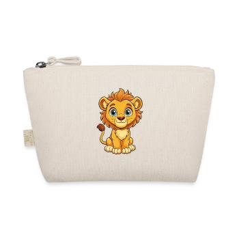 Lion asiatique personnage de dessin animé Kawaii Clipart - Trousse biologique - nature - Devant