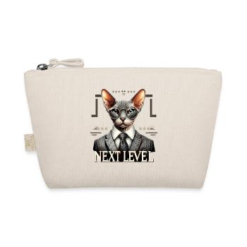 Cornish Rex Suit Next Level Cat Gift - Organic Pouch - nature - Front