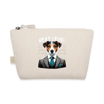Jack Russell Terrier Anzug Next Level Geschenk - Bio-Täschchen - Natur - Vorne