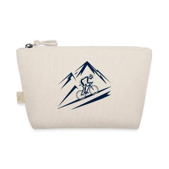 Bicycle Mountain Mountain Mountain Biker - Organic Pouch - nature - Front