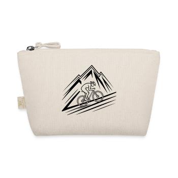Bicycle Mountain Mountain Mountain Biker - Organic Pouch - nature - Front