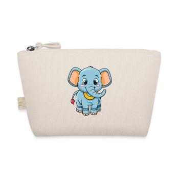 éléphant mignon personnage de dessin animé Kawaii Clipart - Trousse biologique - nature - Devant