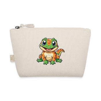 Salamandre Mignon Dessin Animé Personnage Kawaii Clipart - Trousse biologique - nature - Devant