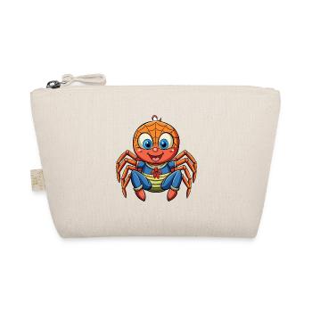 Spinne Niedliche Zeichentrickfigur Kawaii Clipart - Bio-Täschchen - Natur - Vorne