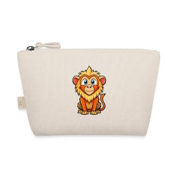 Babouin Mignon Personnage De Dessin Animé Kawaii Clipart - Trousse biologique - nature - Devant