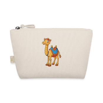 Camel Cute Cartoon Character Kawaii Clipart - Organic Pouch - nature - Front