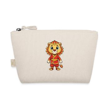 Lion asiatique personnage de dessin animé Kawaii Clipart - Trousse biologique - nature - Devant