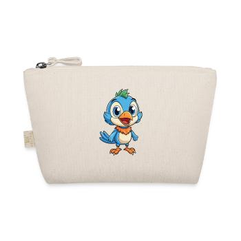 Pie-grièche mignon personnage de dessin animé Kawaii Clipart - Trousse biologique - nature - Devant