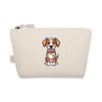 Deutsche Dogge Hund Cartoon Figur Kawaii Clipart - Bio-Täschchen - Natur - Vorne