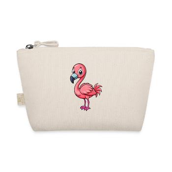 flamant rose mignon personnage de dessin animé Kawaii Clipart - Trousse biologique - nature - Devant