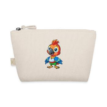 Perroquet mignon personnage de dessin animé Kawaii Clipart - Trousse biologique - nature - Devant