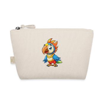 Perroquet mignon personnage de dessin animé Kawaii Clipart - Trousse biologique - nature - Devant