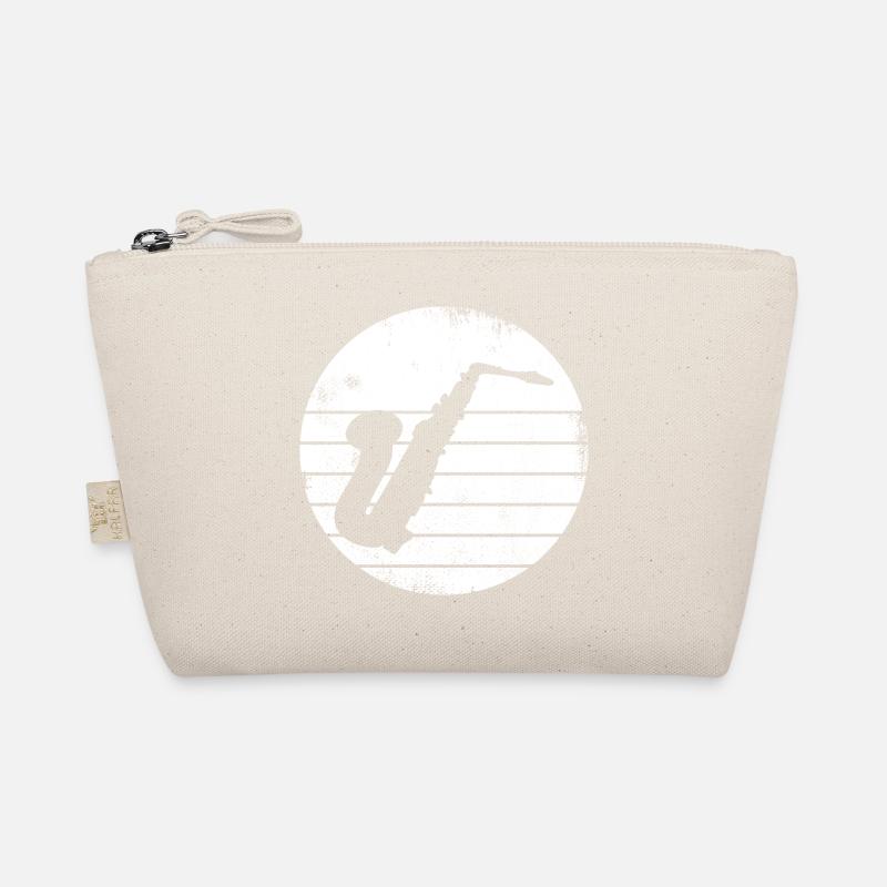 Saxophone Drawing Organic Pouch