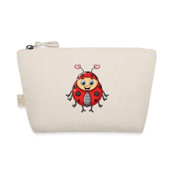 Ladybug Cute Cartoon Character Kawaii Clipart - Organic Pouch - nature - Front