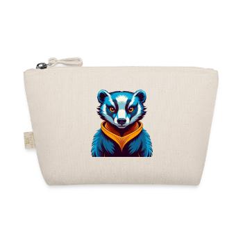 blaireau coloré kawaii dessin animé personnage clipart - Trousse biologique - nature - Devant