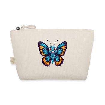papillon coloré kawaii dessin animé personnage animal de compagnie - Trousse biologique - nature - Devant