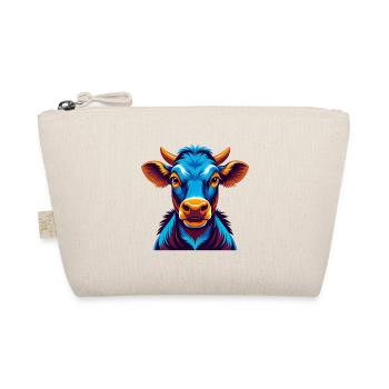Cow Colorful Kawaii Cartoon Character Clipart - Organic Pouch - nature - Front