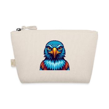 Falcon Colorful Kawaii Cartoon Character Clipart - Organic Pouch - nature - Front