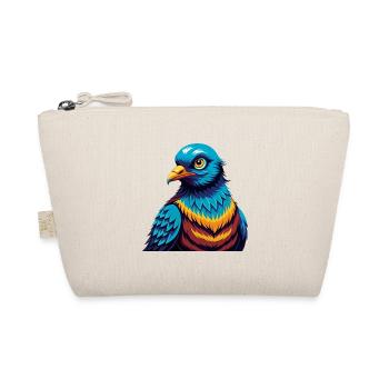 Dove Colorful Kawaii Cartoon Character Clipart - Organic Pouch - nature - Front