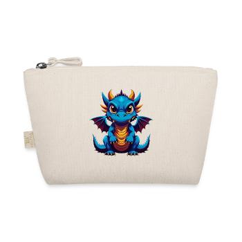 Dragon Colorful Kawaii Cartoon Character Clipart - Organic Pouch - nature - Front