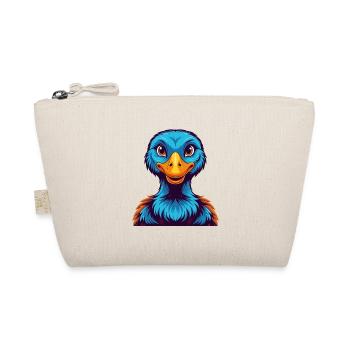 Goose Colorful Kawaii Cartoon Character Clipart - Organic Pouch - nature - Front