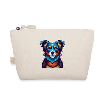 chien coloré kawaii dessin animé personnage clipart - Trousse biologique - nature - Devant