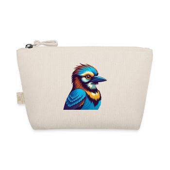 Jay Bird Colorful Kawaii Cartoon Character Clipart - Organic Pouch - nature - Front