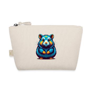 Hamster Colorful Kawaii Cartoon Character Clipart - Organic Pouch - nature - Front