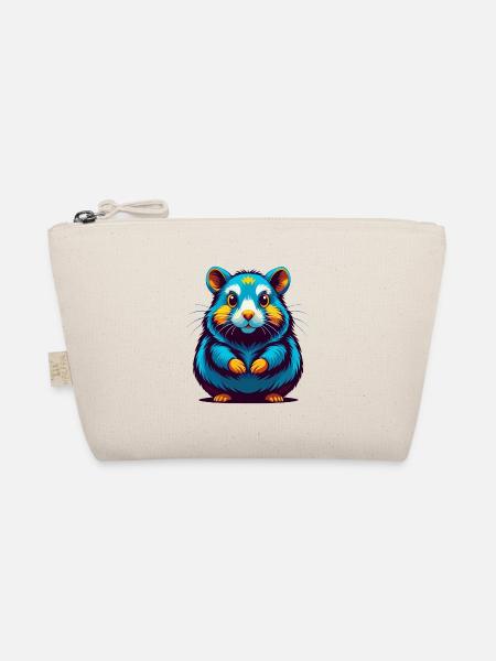 Hamster Bunte Kawaii Cartoon Figur Clipart - Bio-Täschchen - Natur - Vorne