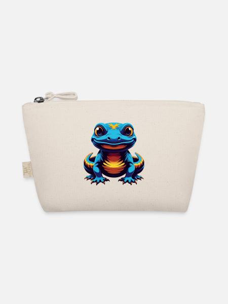 Salamandre Coloré Kawaii Dessin Animé Personnage Animal de compagnie - Trousse biologique - nature - Devant