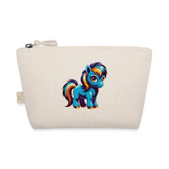 Pony Colorful Kawaii Cartoon Character Clipart - Organic Pouch - nature - Front