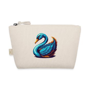cygne coloré kawaii personnage de dessin animé clipart - Trousse biologique - nature - Devant
