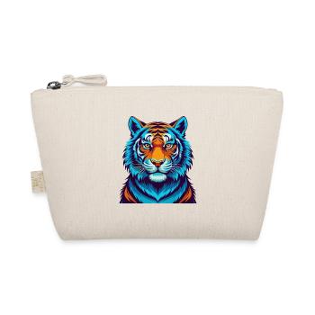 tigre coloré kawaii dessin animé personnage clipart - Trousse biologique - nature - Devant