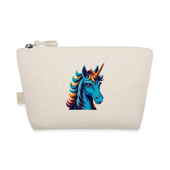 Einhorn Bunte Kawaii Cartoon Figur Clipart - Bio-Täschchen - Natur - Vorne