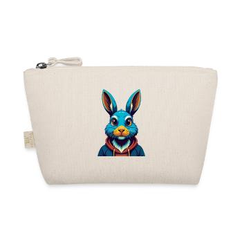 Rabbit Colorful Kawaii Cartoon Character Clipart - Organic Pouch - nature - Front