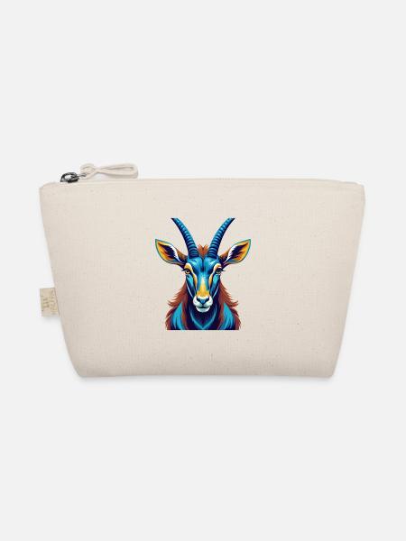 Oryx Colorful Kawaii Cartoon Character Clipart - Organic Pouch - nature - Front