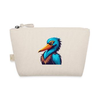 Pelican Colorful Kawaii Cartoon Character Clipart - Organic Pouch - nature - Front