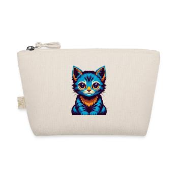 chaton coloré kawaii dessin animé personnage clipart - Trousse biologique - nature - Devant